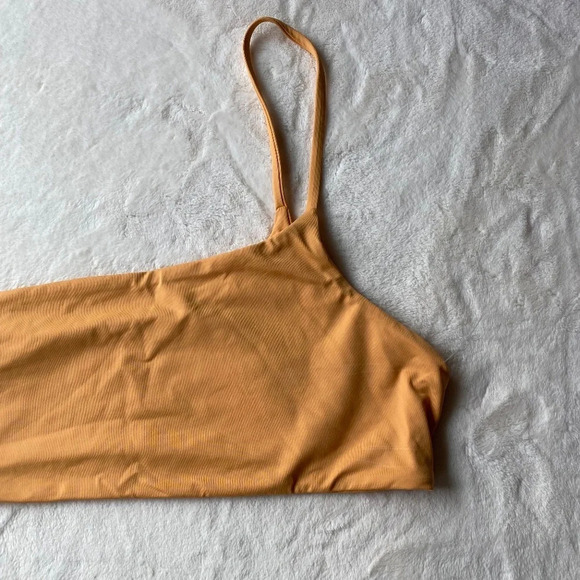 New! Free People x Toast Signature One-Shoulder Bikini top 19815 - Picture 5 of 7